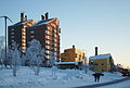 Les constructions Ortdrivaren à Kiruna.