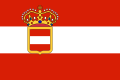 Zastava ratne mornarice (austrijski dio) (pojednostavljeni prikaz) (1786. – 1915.)