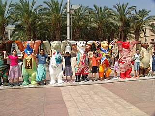 United Buddy Bears Jerusalem 2007.