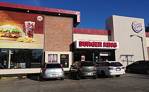 A Burger King restaurant in Asunción, Paraguay