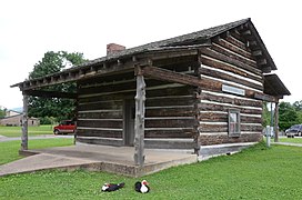 Wooden hut