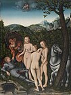 Judici de Paris, per Lucas Cranach