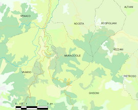 Mapa obce Muracciole