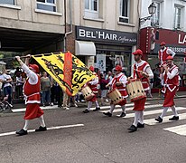 L’orchestre de Namur lors de la Cany parade 2023.