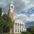 (Northeastern) Frontal view of Ira Allen Chapel: Jul 2015