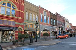 Skyline of Denison