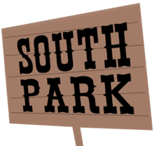 Description de l'image South Park sign logo.png.