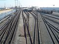 Image 41Yard for Amtrak equipment, located next to the Los Angeles River. The two tracks on the left are the mainline. (from Rail yard)