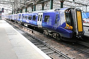 Klasse 380 im Bahnhof Glasgow Central