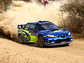 Subaru Impreza WRC del Campeonato Mundial de Rally de 2008.