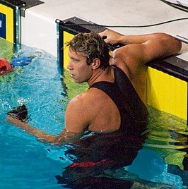 Matt Grevers tijdens de Amerikaanse kampioenschappen zwemmen 2009