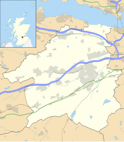 Broxburn ubicada en West Lothian