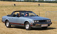 The facelift model Toyota Celica 1600 LT Sunchaser Convertible (TA40, Europe)