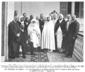 Mohammed Ben Abdelhadi Zniber II (troisième à partir de la droite), délégué chérifien à la conférence internationale sur la police à Tanger en 1907.