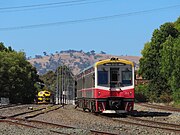 V/Line Sprinter arriving into Seymour