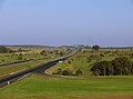 Échangeur Cloverleaf sur l'autoroute Castelo Branco