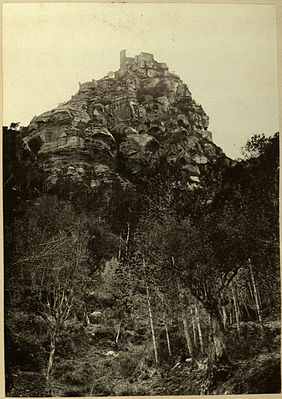 Castell d'Eramprunyà (Heribert Mariezcurrena, 1878).