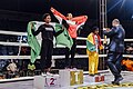 Image 12GAMMA medallists on the podium at the 2023 African Games (from Mixed martial arts)