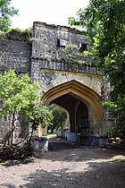 Inside view of Ahmednagar Fort's gate