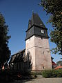 Kirche mit Ausstattung, Kirchhof mit Einfriedung und Kriegerdenkmal