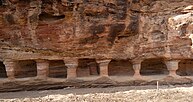 Rock-cut niches of Teniky in southern Madagascar