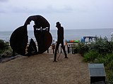 Skulptur Udo Lindenberg an der Maritim-Seebrücke