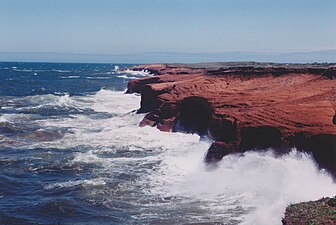 Grindstone, coast between L'Étang-du-Nord and Fatima.