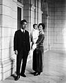 Princess Shigeko with her parents in 1926.