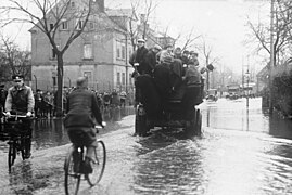 Hochwasser der Chemnitz in Chemnitz-Furth (Januar 1932)