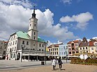 Market Square and City Hall in Gliwice, the third largest city in the urban area