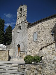 The church of the plateau of Rousson