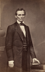 Foto de Abraham Lincoln por Brady no dia do discurso de Lincoln na Cooper Union de 1860