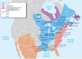 Image 18Map of New France (blue color) in 1750, before the French and Indian War (from History of Louisiana)