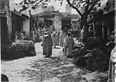 Ancien marché "Souk" de la ville (Photographie d'archive)