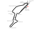 Nürburgring Großer Preis-Strecke met F1 Chicane (1995–2001)