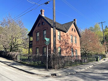 House in the Peaceful Valley neighborhood of Spokane