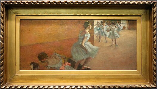 Exemple de cadre entourant les tableaux de Degas au musée d'Orsay.