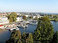 Anleger der Weißen Flotte beim Schloss