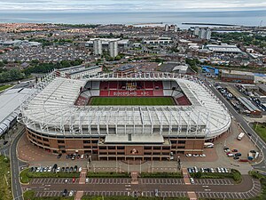 Das Stadium of Light in Sunderland (August 2023)