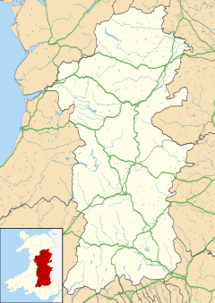 Llanerfyl is located in Powys