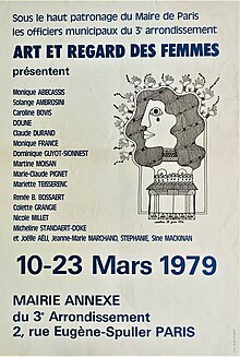 Art et Regard des Femmes, Affiche d'Exposition (1979)