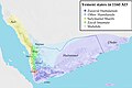 Image 4Zurayid Kingdom and the neighbouring polities (from History of Yemen)