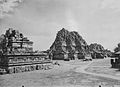 Prambanan temple complex, with temples for Brahma Shiva and Vishnu