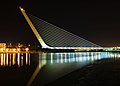 Il ponte di Alamillo, opera di Santiago Calatrava.