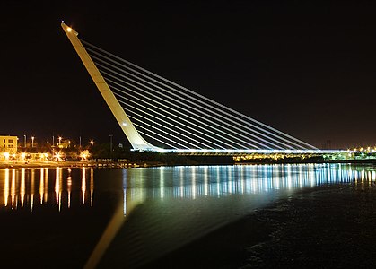 Puente del Alamillo Expo 92, Seville, Spain (1992)