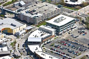 Aerial view of Kent, a suburb in the Seattle metropolitan area and the sixth most populous city in Washington