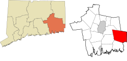 North Stonington's location within the Southeastern Connecticut Planning Region and the state of Connecticut