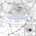 Image 31Comparison between extratropical and tropical cyclones on surface analysis (from Cyclone)