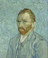 Otoportre, Eylül 1889 Musée d'Orsay, Paris. Bu portrenin van Gogh'un son otoportresi olması mümkündür.[6] (F627)