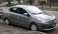 Mitsubishi Mirage G4 (US; pre-facelift)